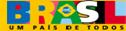 Brasil, um país de todos! Marca do Governo do Brasil.